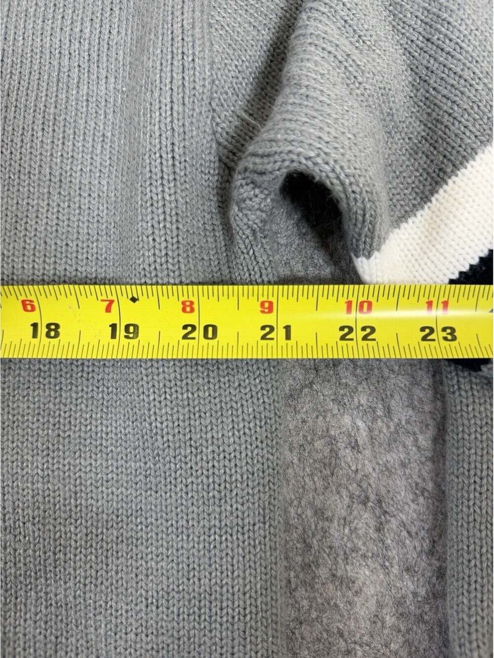 Vintage Y2K NYC New York City Crewneck Sweatshirt Adult L Gray Fleece Pullover - Picture 5 of 7